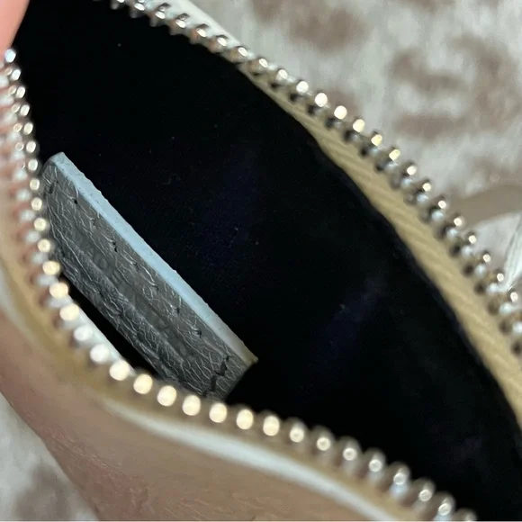 Balenciaga White Neo Cagole Leather Card Holder/Wallet - Picture 5 of 6